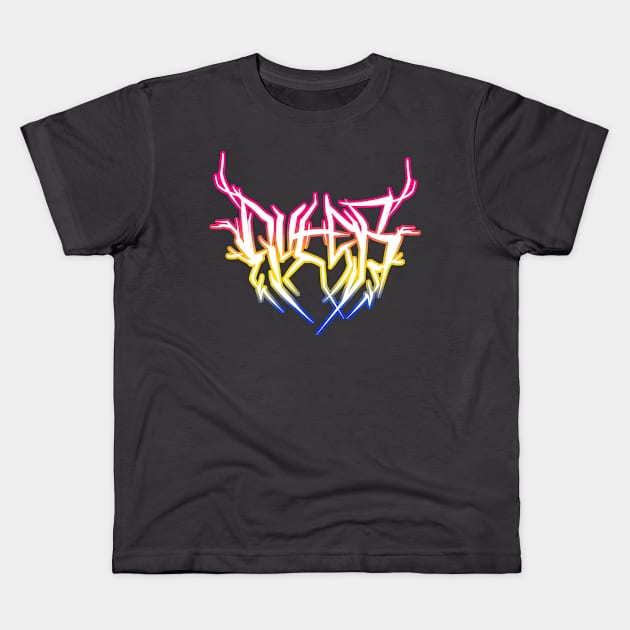 Metal Pride Pan Kids T-Shirt by DixxieMae